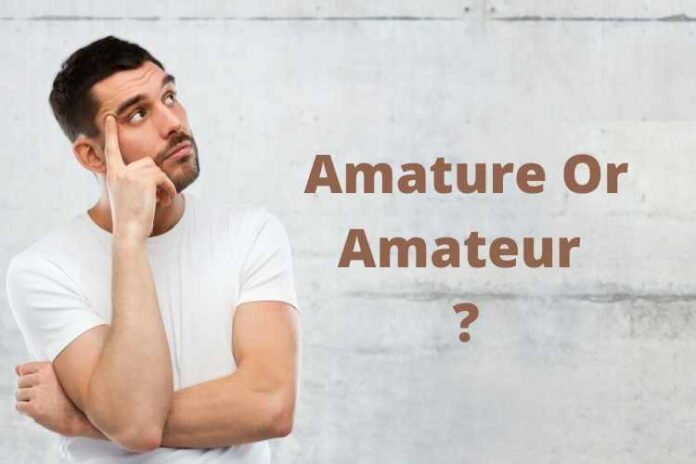 Amature Or Amateur : Which One Is Correct?