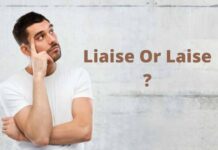 Liaise Or Laise : Which One Is Correct ? Liaise Or Laise Which One Is Correct