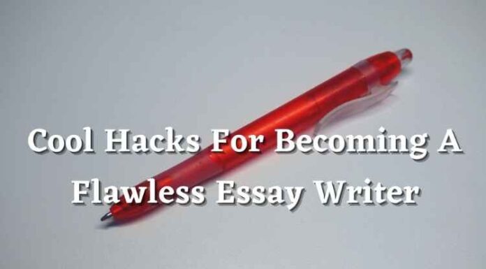 Cool Hacks For Becoming A Flawless Essay Writer Cool Hacks For Becoming A Flawless Essay Writer