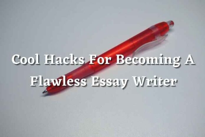 Cool Hacks For Becoming A Flawless Essay Writer