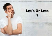 Let’s Or Lets – Do You Know The Exact Difference? Let's Or Lets