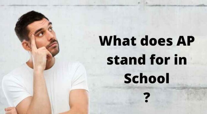 What does AP stand for in School? What does AP stand for in School
