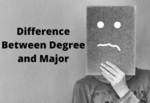 Difference Between Degree and Major Difference Between Degree and Major