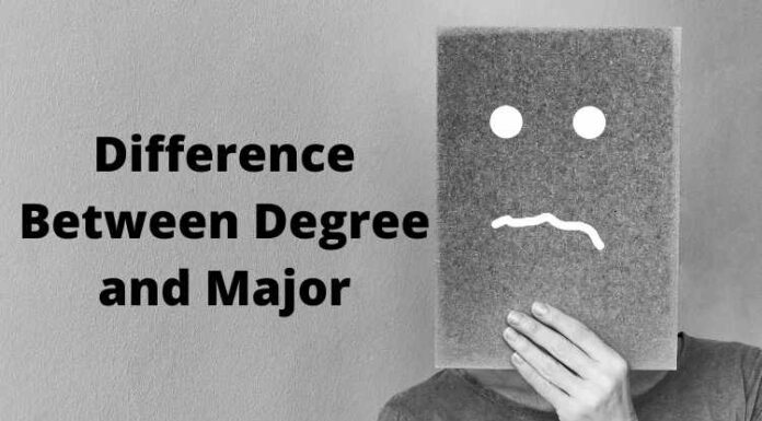 Difference Between Degree and Major Difference Between Degree and Major
