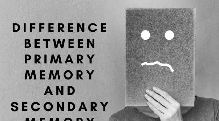 Difference between Primary Memory and Secondary Memory Difference between Primary Memory and Secondary Memory