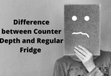 Difference between Counter Depth and Regular Fridge Difference between Counter Depth and Regular Fridge