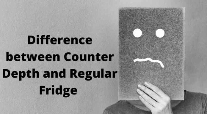 Difference between Counter Depth and Regular Fridge Difference between Counter Depth and Regular Fridge
