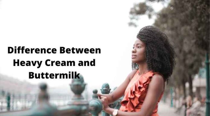 Difference Between Heavy Cream and Buttermilk Difference Between Heavy Cream and Buttermilk