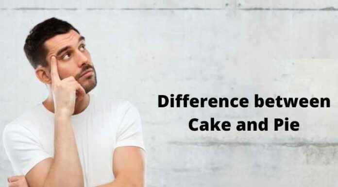 Difference between Cake and Pie Difference between Cake and Pie