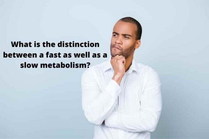 What is the distinction between a fast as well as a slow metabolism