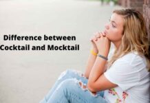 Difference between Cocktail and Mocktail Difference between Cocktail and Mocktail
