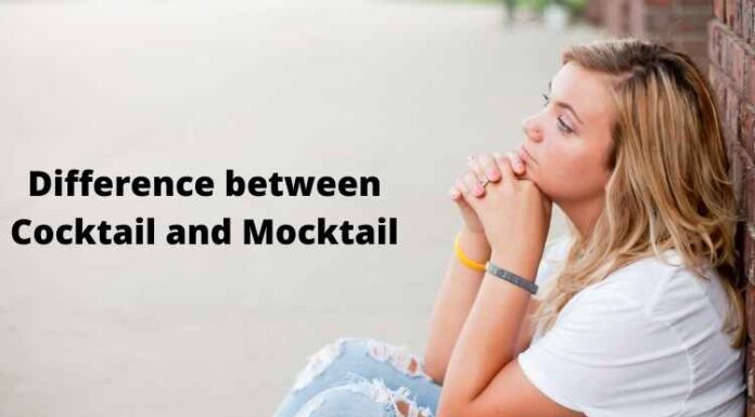 Difference between Cocktail and Mocktail Difference between Cocktail and Mocktail