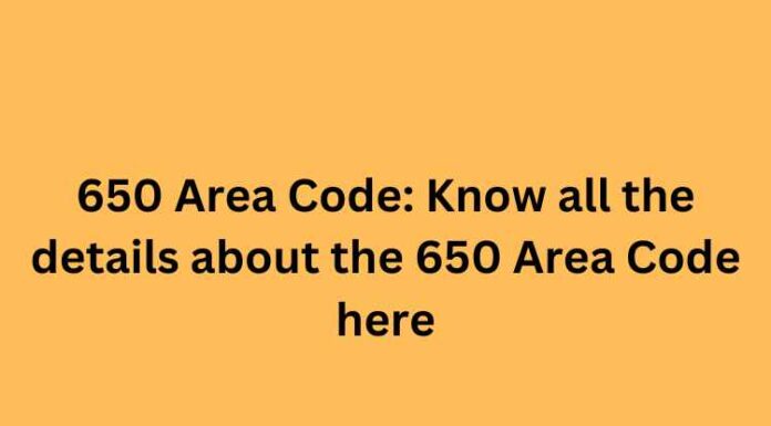 650 Area Code: Know all the details about the 650 Area Code here 650 Area Code