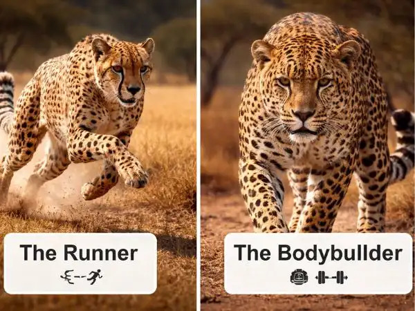 Cheetah vs leopard: speed vs strength