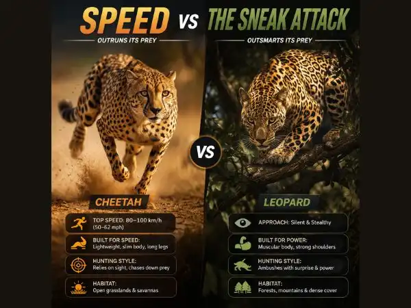 Speed and stealth in the wild