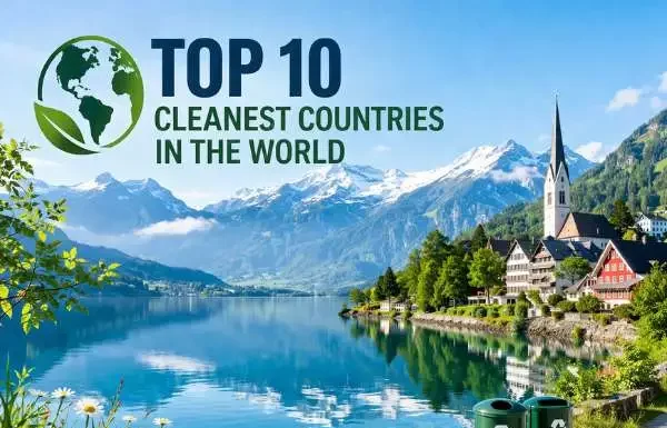 The Top 10 Cleanest Countries in the World: How Do They Do It? Top 10 Cleanest Countries in the World